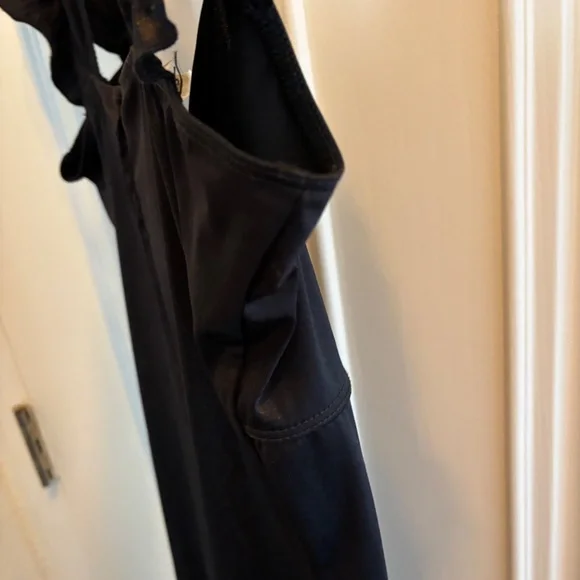 Spandex Pinup Black Wiggle Dress, Sweetheart Neck LG (rns small) by Lolita Girl - Picture 10 of 11